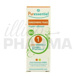Huile Essentielle Gingembre frais Bio Puressentiel 5ml