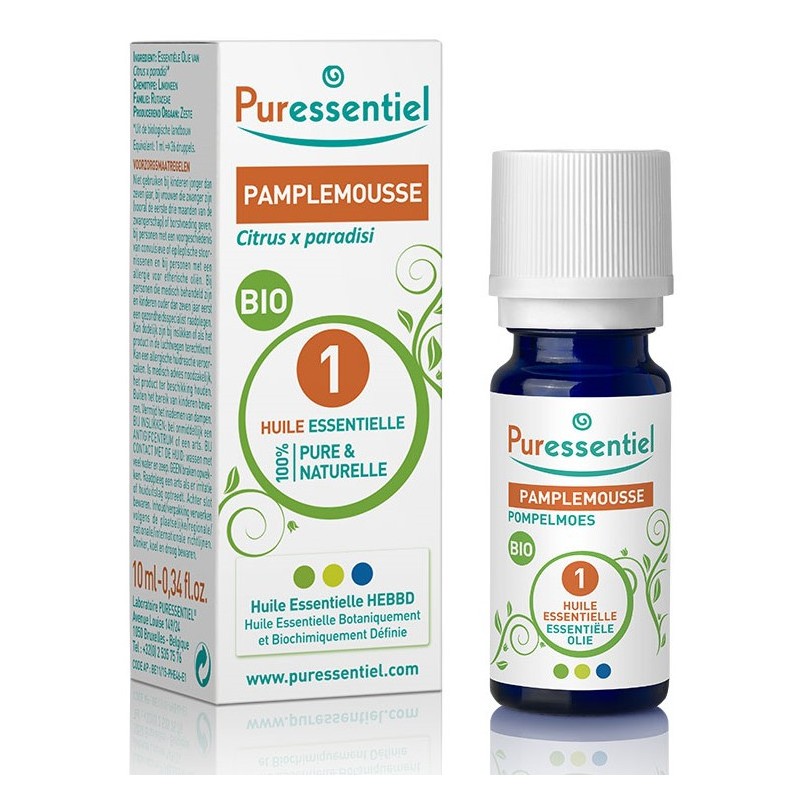 Huile Essentielle Pamplemousse Bio Puressentiel 10ml