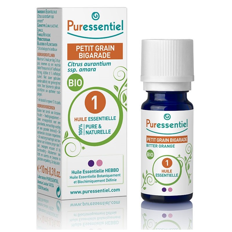 Huile Essentielle Petit grain Bigarade Bio Puressentiel 10ml