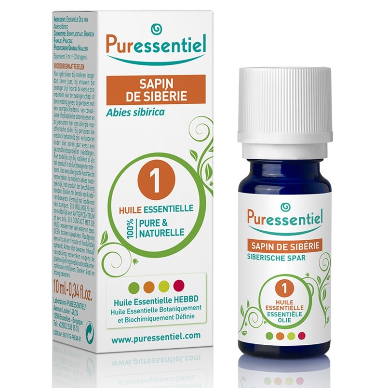 Huile Essentielle Sapin de sibérie Puressentiel 10ml