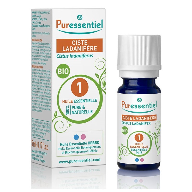 Huile Essentielle Ciste ladanifère Bio Puressentiel 5ml