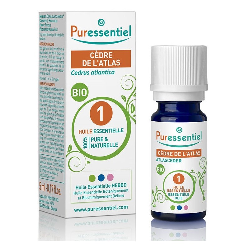 Huile Essentielle Cèdre de l'Atlas Bio Puressentiel 5ml